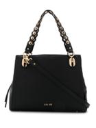 Liu Jo Eyelet Detail Tote Bag - Black