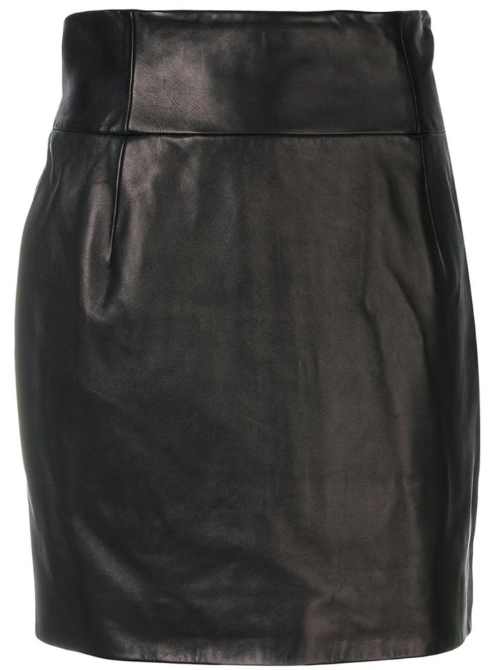 Alexandre Vauthier Straight Mini Skirt - Black