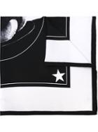 Givenchy Faun Print Scarf, Women's, Black, Silk
