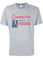 Champion Logo Print T-shirt, Men's, Size: Xl, Grey, Cotton