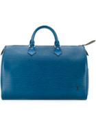Louis Vuitton Vintage Speedy 35 Tote - Blue