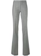 Antonio Berardi - Smart Flared Trousers - Women - Mohair/wool - 42, Grey, Mohair/wool