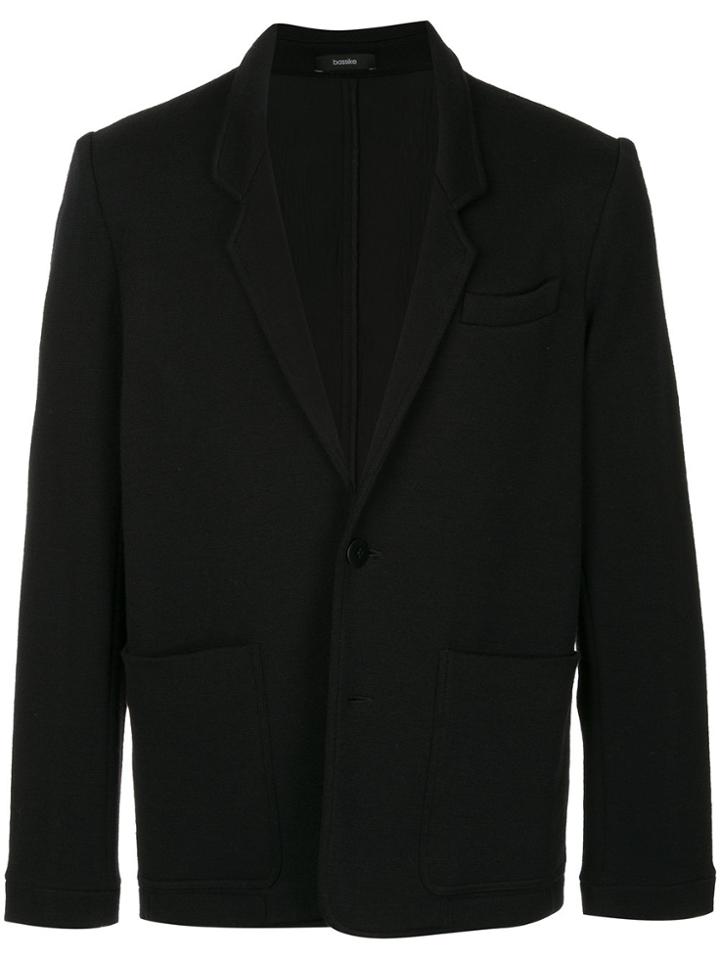 Bassike Classic Fitted Blazer - Black