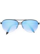 Victoria Beckham Aviator Shaped Sunglasses - Black
