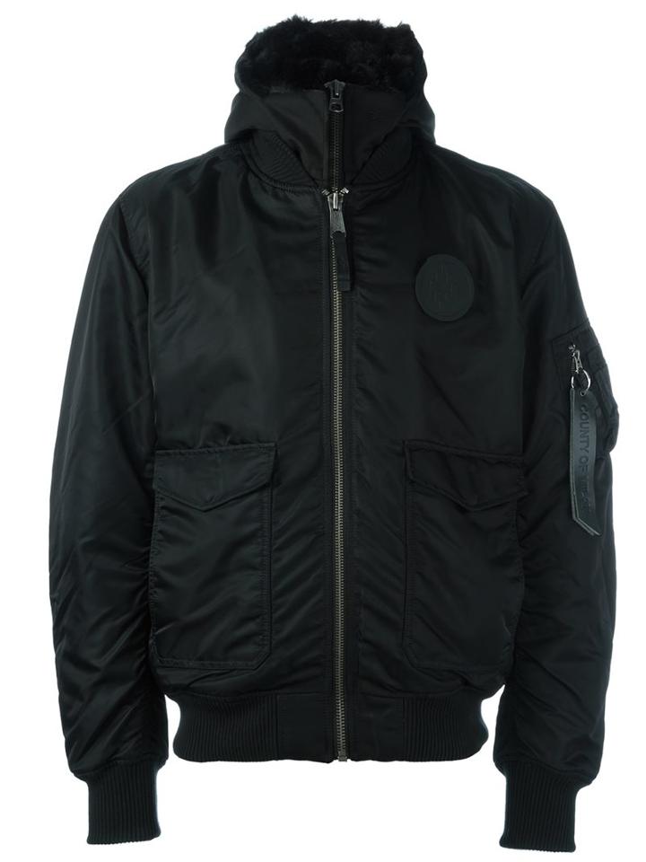 Marcelo Burlon County Of Milan Hooded Bomber Jacket