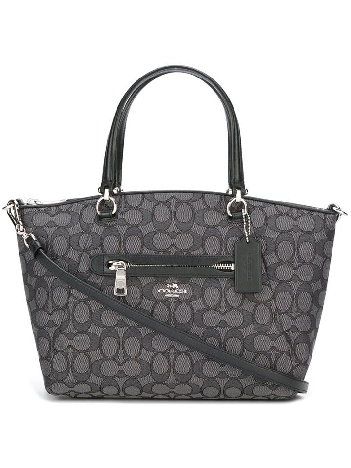 Coach Front Zipper Pocket Tote