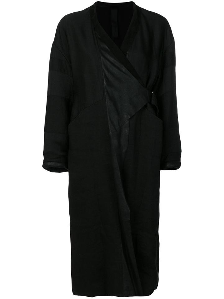 Ilaria Nistri Wrap-style Coat - Black