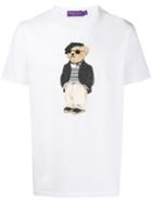 Ralph Lauren Purple Label Artist Bear T-shirt - White