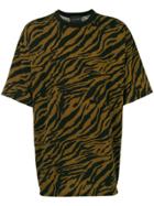 Yuiki Shimoji Oversized Tiger Print T-shirt - Black