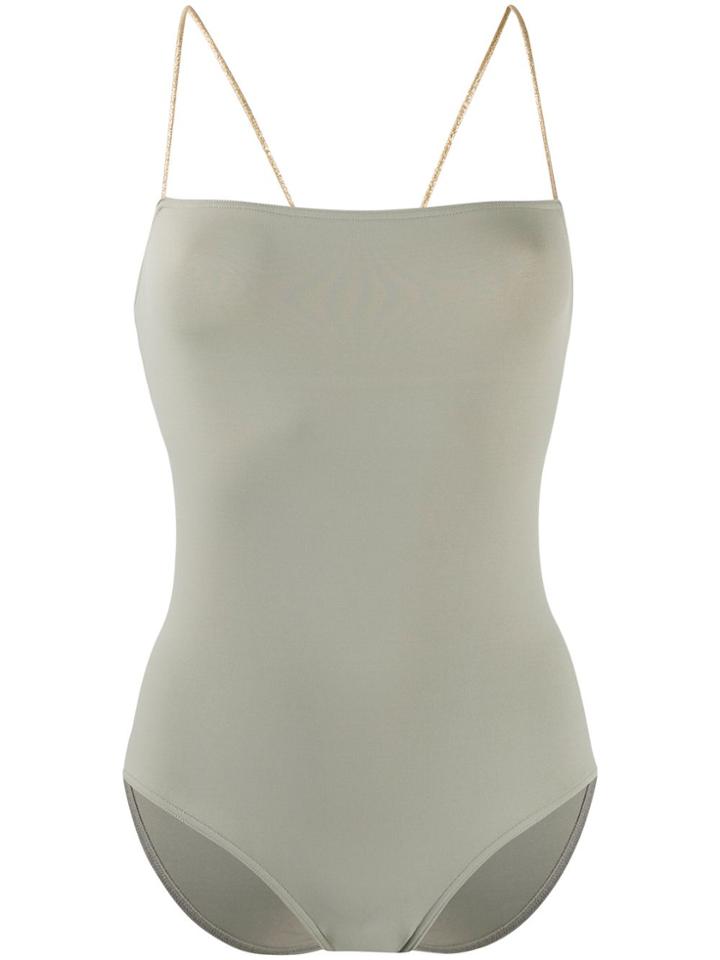 Eres Spaghetti-strap Swimsuit - Grey
