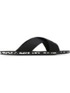 Jimmy Choo Clive Sandals, Men's, Size: 41, Black, Rubber/cotton