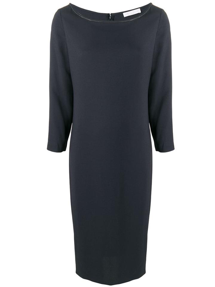 Fabiana Filippi Straigh-fit Long Dress - Grey