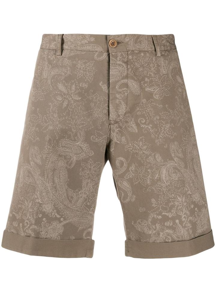 Etro Bermuda Shorts - Neutrals