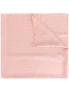 Bally Tonal Print Scarf, Women's, Pink/purple, Silk