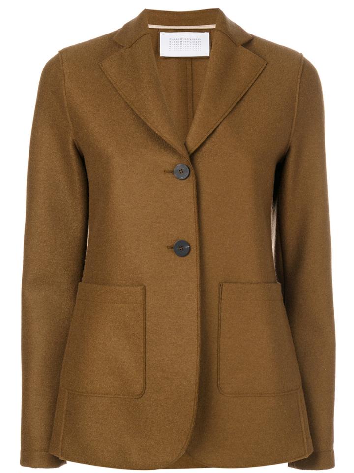 Harris Wharf London Fitted Waist Blazer - Nude & Neutrals