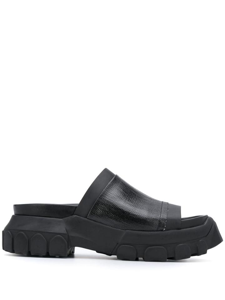 Rick Owens High Ridged Sandals - Black