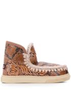 Mou Mou Fw111000c Snrobe Leather/fur/exotic Skins->leather - Brown