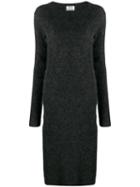 Acne Studios Knitted Midi Dress - Grey