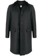 Bally Fur-lined Single-breasted Coat - Black