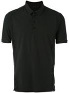 Transit - Classic Polo Top - Men - Cotton/linen/flax/polyamide/spandex/elastane - Xl, Black, Cotton/linen/flax/polyamide/spandex/elastane