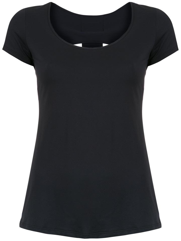 Track & Field Cut Out Detail T-shirt - Blue