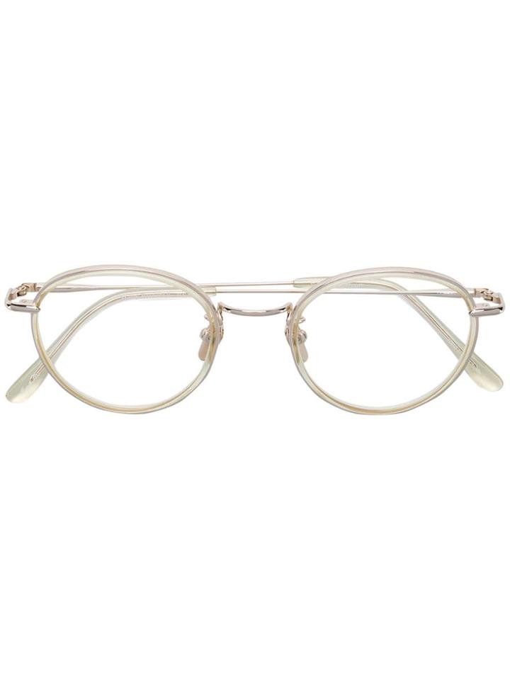 Frency & Mercury Round Glasses - Metallic