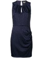 Just Cavalli Sleeveless Fitted Mini Dress - Blue