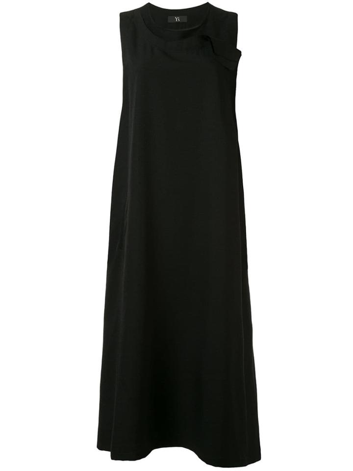 Y's Appliqué Layers Dress - Black