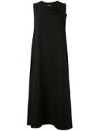Y's Appliqué Layers Dress - Black