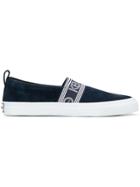 Kenzo Embroidered Logo Sneakers - Blue