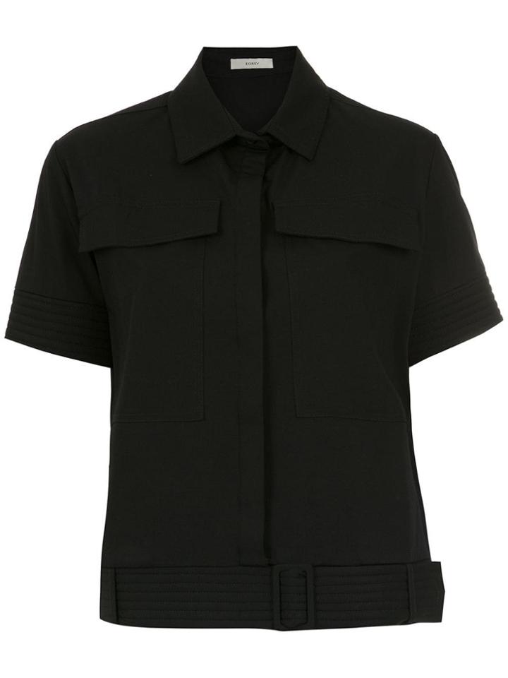 Egrey Short Sleeved Shirt - Black
