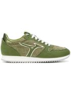Mizuno Panelled Sneakers - Green