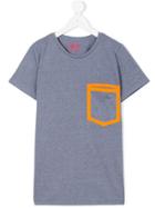Mumofsix Pocket Detail Short Sleeve T-shirt - Blue