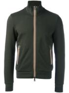 Moncler Zip-up Sweatshirt, Men's, Size: Medium, Green, Cotton