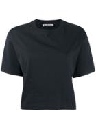 Acne Studios Cropped Boxy T-shirt - Black