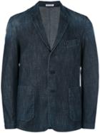 Tomas Maier Denim Blazer, Size: Small, Blue, Cotton
