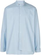 Loewe Asymmetric Tuxedo Shirt - Blue