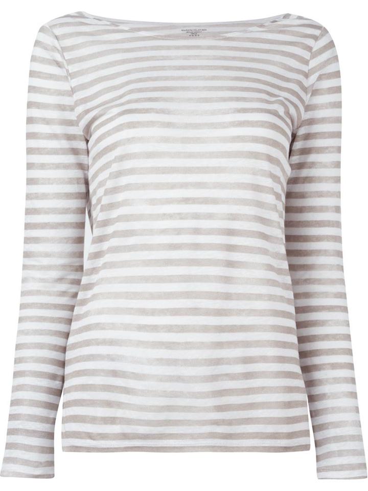 Majestic Filatures Longsleeved Striped T-shirt