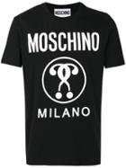 Moschino - Logo Front T-shirt - Men - Cotton - 48, Black, Cotton