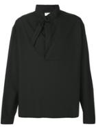 Jil Sander D-ring Buckle Collar Shirt - Black