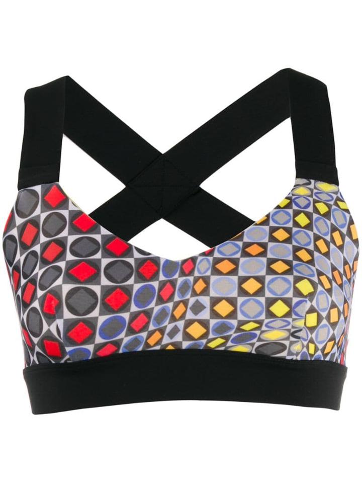 No Ka' Oi Illusion Bra Top - Grey