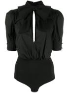 Elisabetta Franchi Bow Detail Body - Black