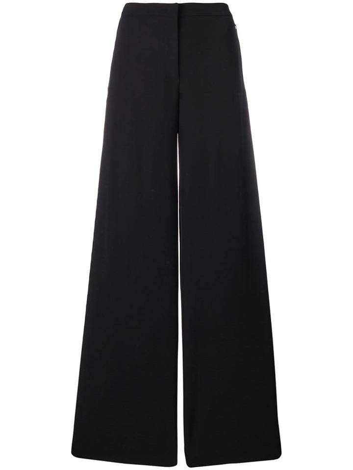 Blumarine Lace Detail Trousers - Black