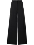 Blumarine Lace Detail Trousers - Black