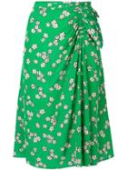 P.a.r.o.s.h. Floral Print Skirt - Green