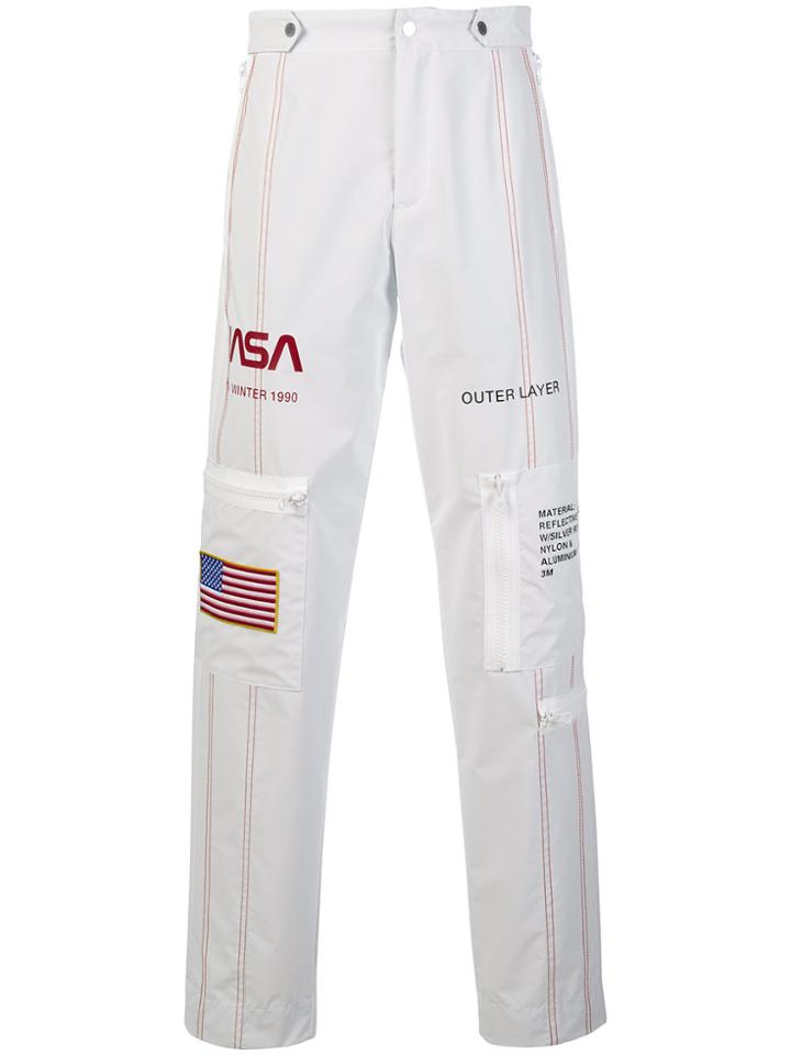 Heron Preston High Tech Nasa Trousers - White