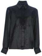 Chanel Vintage Silk Blouse, Women's, Size: 40, Black