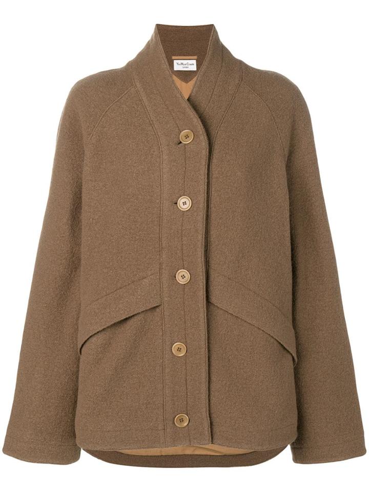 Ymc Oversized Single Breasted Jacket - Brown