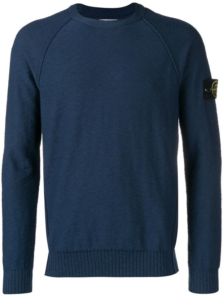 Stone Island Classic Plain Sweater - Blue
