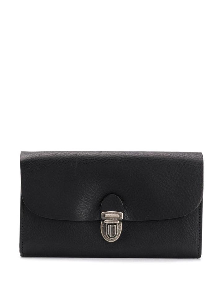 Ann Demeulemeester Foldover Wallet - Black